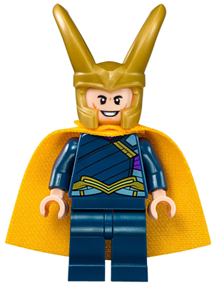This LEGO minifigure is called, Loki, Dark Blue Outfit . It's minifig ID is sh0411.