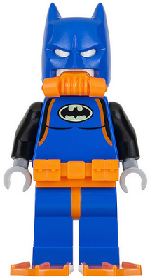 This LEGO minifigure is called, Batman, Scu-Batsuit . It's minifig ID is sh309.