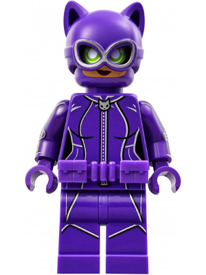 This LEGO minifigure is called, Catwoman, Dark Purple Suit . It's minifig ID is sh330.