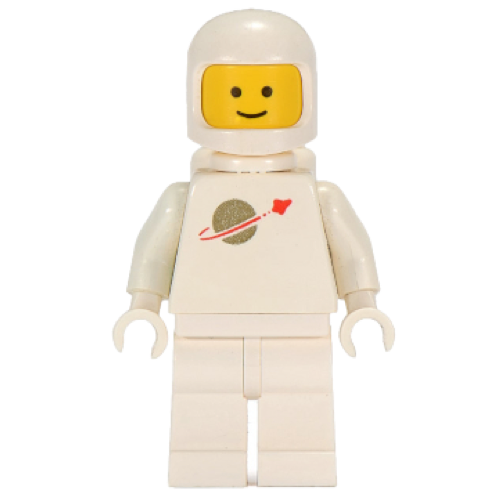 This LEGO minifigure is called, Classic Space, White with Air Tanks . It's minifig ID is sp006.