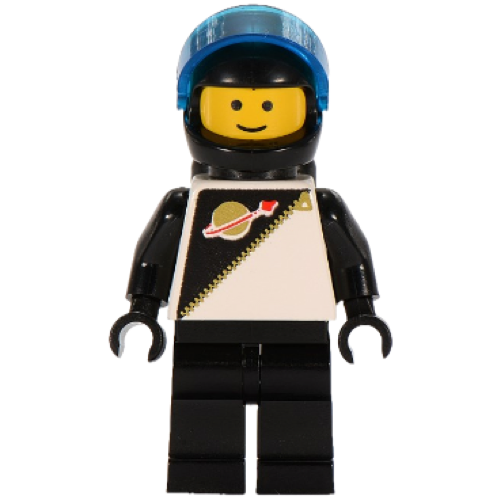 This LEGO minifigure is called, Futuron, Black . It's minifig ID is sp013.