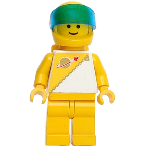 This LEGO minifigure is called, Futuron, Yellow . It's minifig ID is sp016.