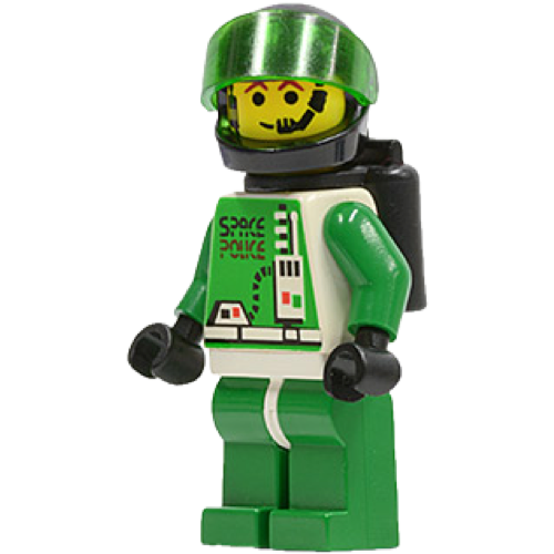 This LEGO minifigure is called, Space Police 2 . It's minifig ID is sp037.