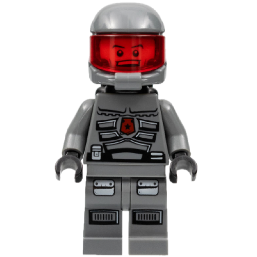 This LEGO minifigure is called, Space Police 3 Officer 11, Air Tanks . It's minifig ID is sp112.
