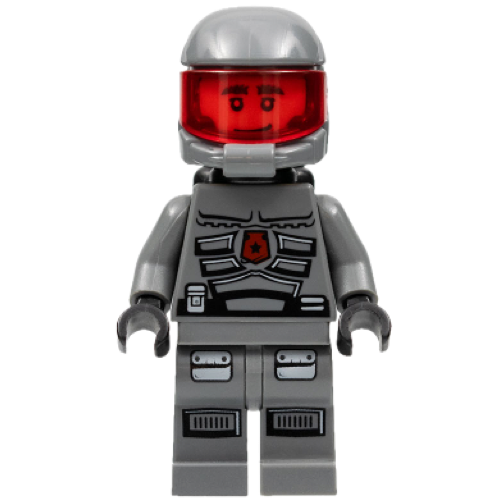 This LEGO minifigure is called, Space Police 3 Officer 13, Air Tanks . It's minifig ID is sp117.