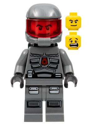 This LEGO minifigure is called, Space Police 3 Officer 14, Air Tanks . It's minifig ID is sp118.