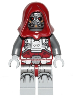 This LEGO minifigure is called, Sith Warrior . It's minifig ID is sw0499.
