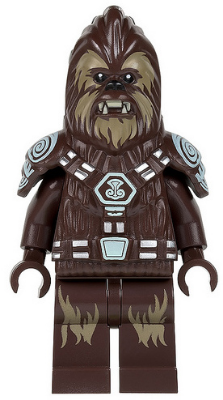 This LEGO minifigure is called, Chief Tarfful . It's minifig ID is sw0530.