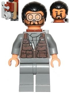 This LEGO minifigure is called, Bodhi Rook . It's minifig ID is sw0794.