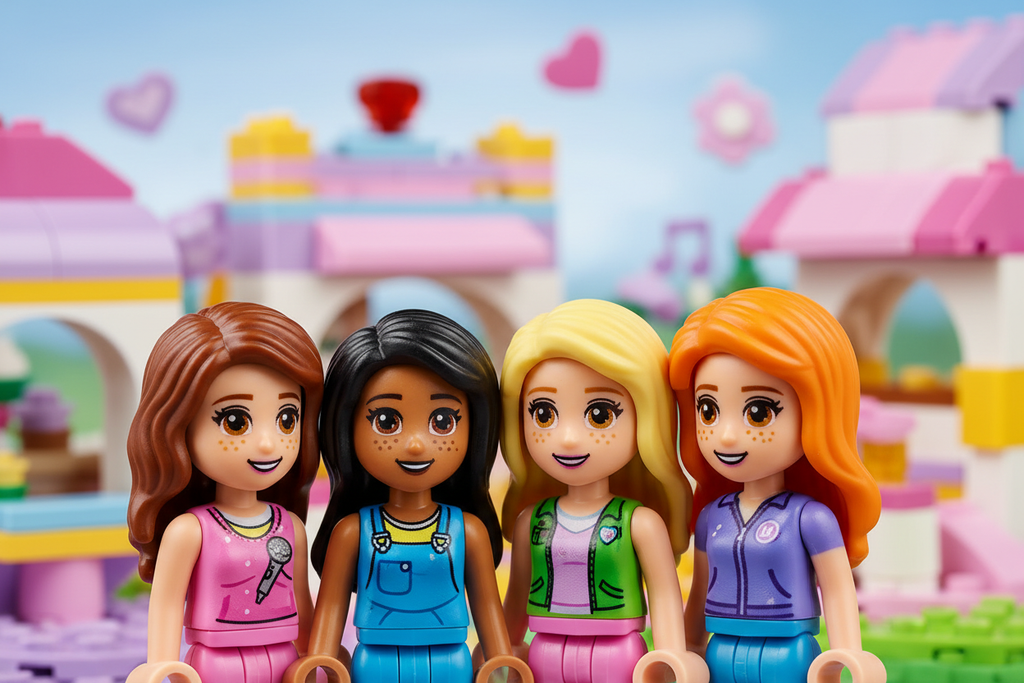 The friends mini dolls should be much closer