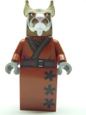 This LEGO minifigure is called, Splinter . It's minifig ID is tnt007.