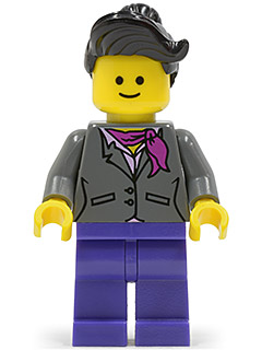 This LEGO minifigure is called, Secretary . It's minifig ID is twn156.