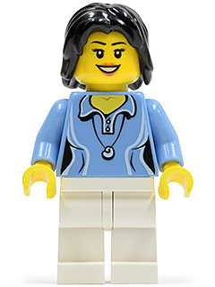 This LEGO minifigure is called, Glider Passenger . It's minifig ID is twn165.