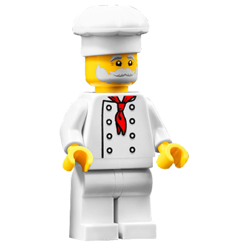Lego chef minifigure hot sale