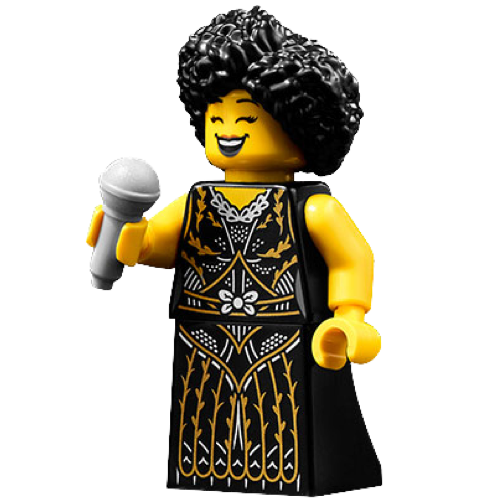 This LEGO minifigure is called, Jazz Singer . It's minifig ID is twn456.