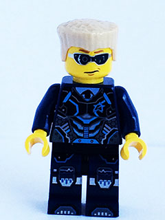 This LEGO minifigure is called, Agent Trey Swift . It's minifig ID is uagt019.