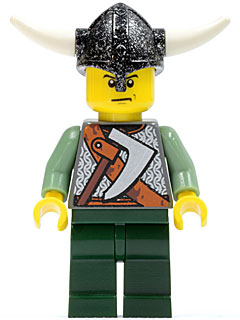 This LEGO minifigure is called, Viking Warrior 3d . It's minifig ID is vik002.