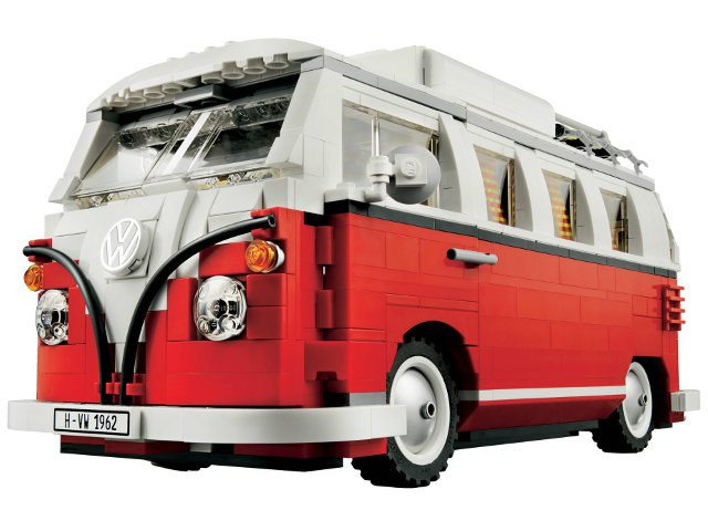 Display for LEGO Sculptures Volkswagen T1 Camper Van (VW Bus) 10220