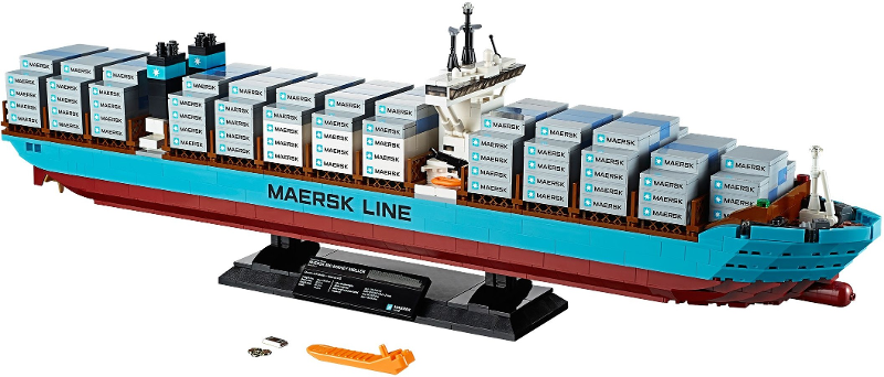 Display for LEGO Sculptures Maersk Line Triple-E 10241