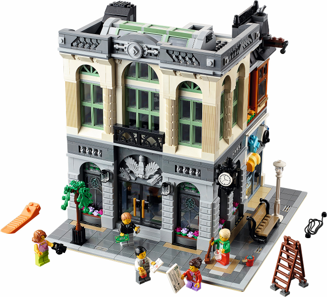 Display for LEGO Creator Brick Bank 10251