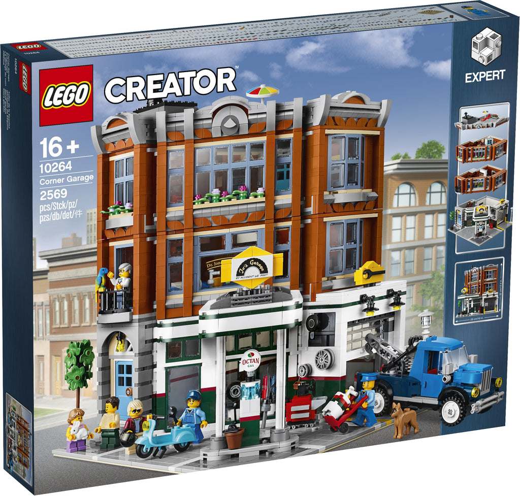 Box art for LEGO Creator Corner Garage 10264