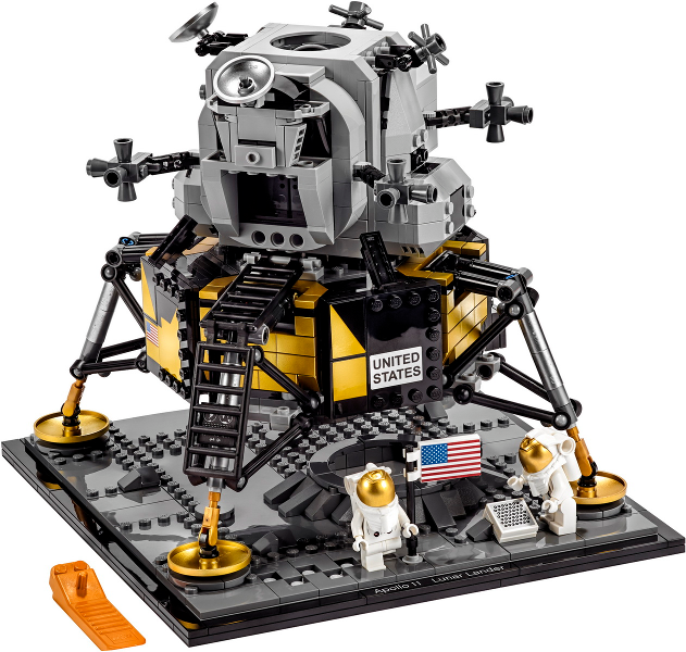 Display for LEGO Creator NASA Apollo 11 Lunar Lander 10266