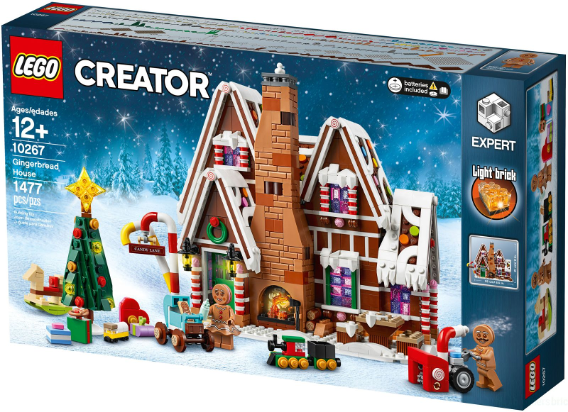 Box art for LEGO Creator Gingerbread House 10267