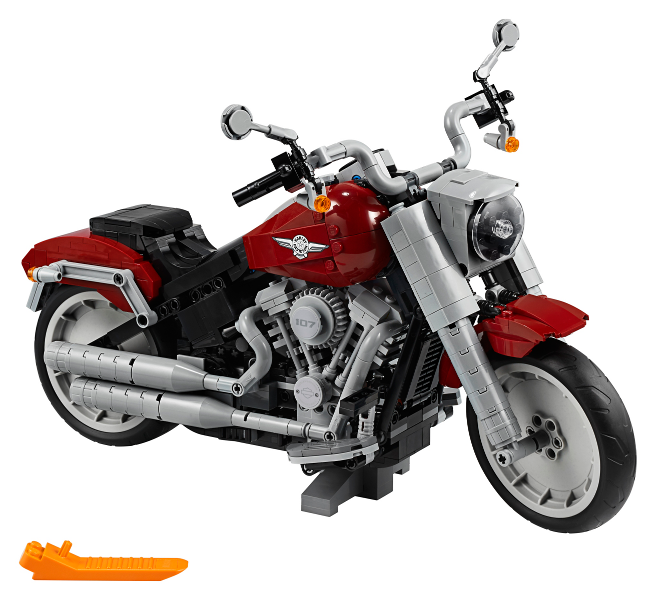Display for LEGO Creator Harley-Davidson Fat Boy 10269