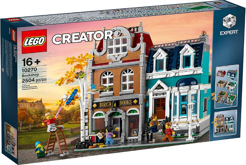 Box art for LEGO Creator Bookshop 10270