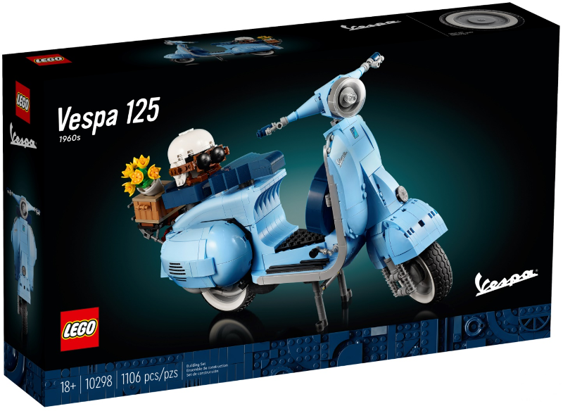 Box art for LEGO Creator Vespa 125 10298