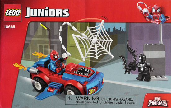 Instructions for LEGO (Instructions) for Set 10665 Spider-Man: Spider-Car Pursuit  10665-1