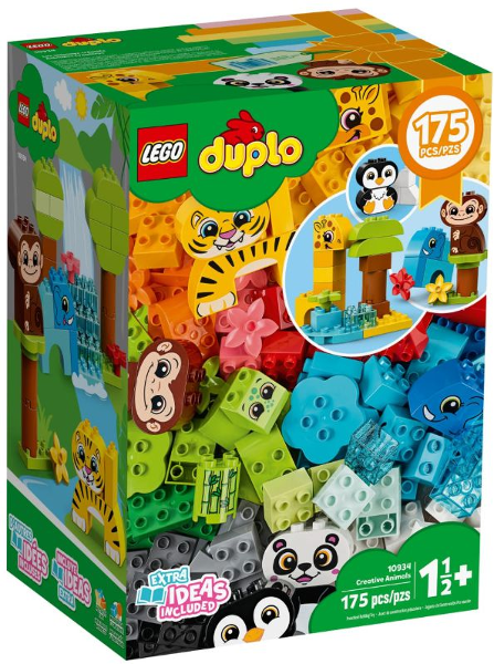 LEGO Duplo Creative Animals Building Toy 10934, 175 pcs, 1.5+