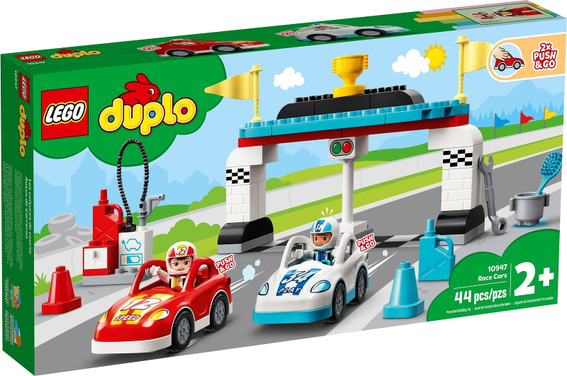 Box art for LEGO DUPLO Race Cars 10947