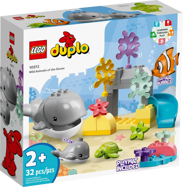 Box art for LEGO DUPLO Wild Animals of the Ocean 10972