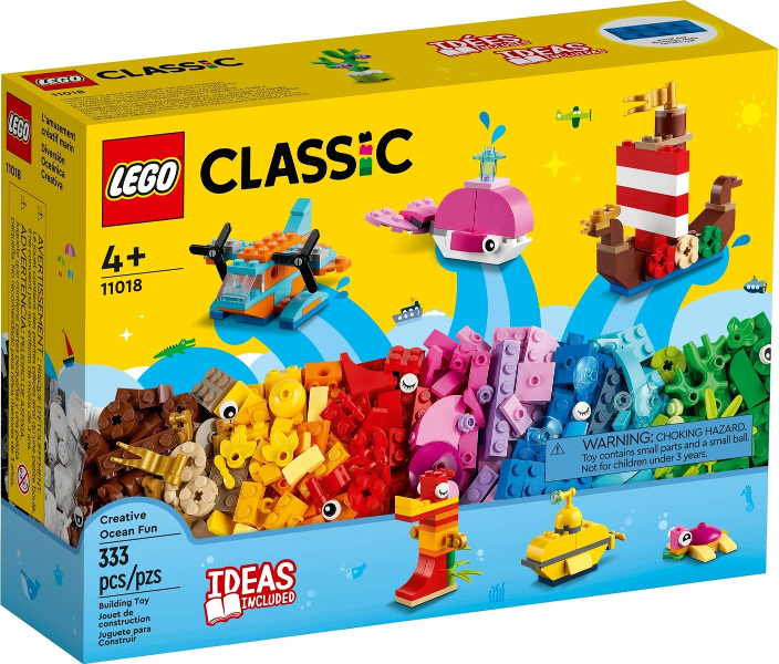 Box art for LEGO Classic Creative Ocean Fun 11018