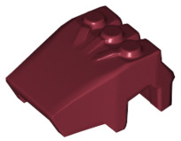 Display of LEGO part no. 11092 Hand Gorilla Fist (fits Minifigure Hand)  which is a Dark Red Hand Gorilla Fist (fits Minifigure Hand) 
