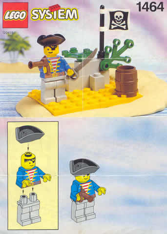 Instructions for LEGO (Instructions) for Set 1464 Pirate Lookout polybag  1464-1