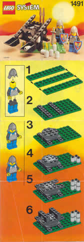 Instructions for LEGO (Instructions) for Set 1491 Dual Defender polybag  1491-1