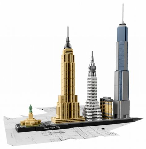 Display for LEGO Architecture New York City 21028