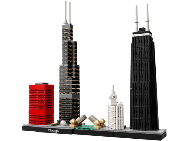 Display for LEGO Architecture Chicago 21033