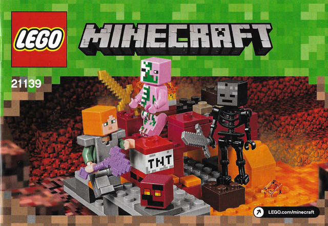 Instructions for Set 21139 The Nether Fight Bricker King