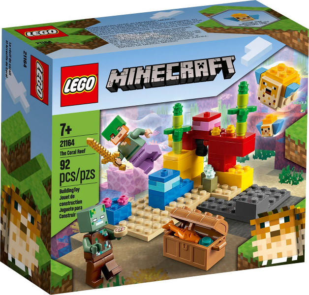 Box art for LEGO Minecraft The Coral Reef 21164