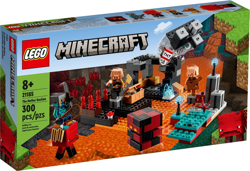 Box art for LEGO Minecraft The Nether Bastion 21185