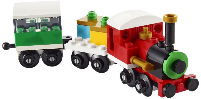 Box art for LEGO Creator Winter Holiday Train polybag 30584
