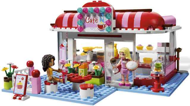 Display for LEGO Friends City Park Café {Cafe} 3061