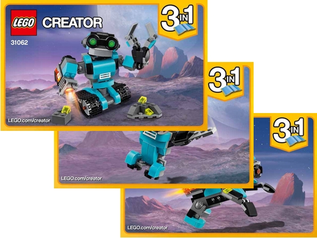 Instructions for LEGO (Instructions) for Set 31062 Robo Explorer  31062-1