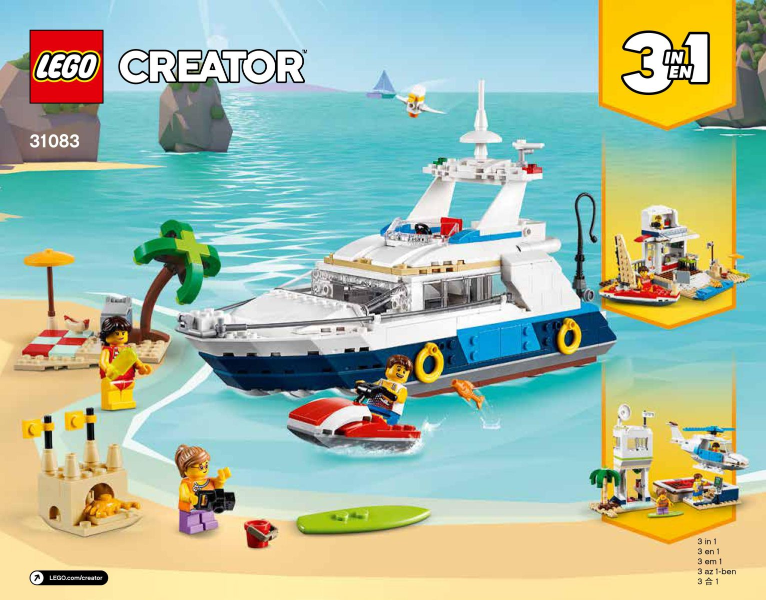 Instructions for LEGO (Instructions) for Set 31083 Cruising Adventures  31083-1