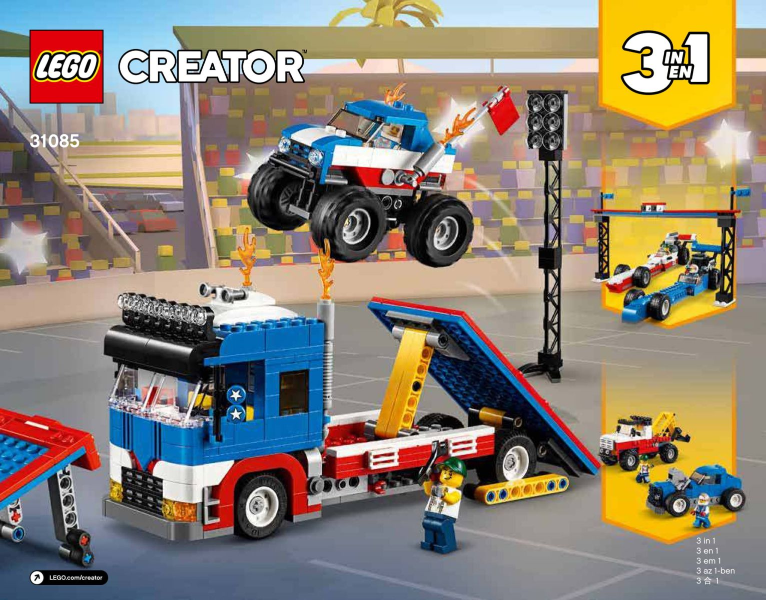 Instructions for LEGO (Instructions) for Set 31085 Mobile Stunt Show  31085-1