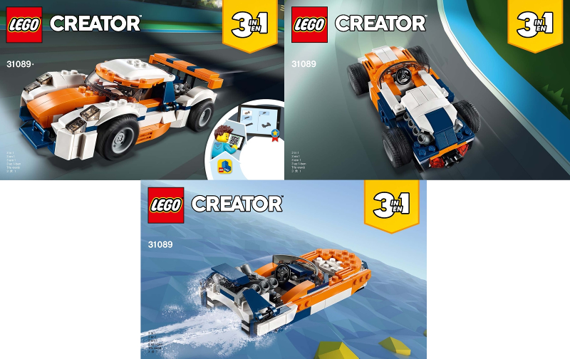 Instructions for LEGO (Instructions) for Set 31089 Sunset Track Racer  31089-1