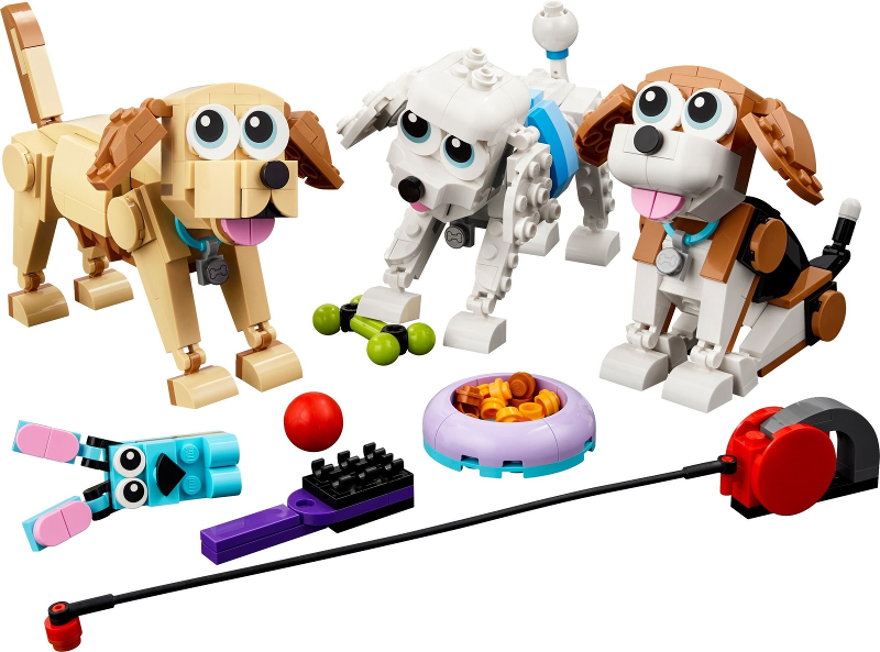 Display for LEGO Creator Adorable Dogs 31137